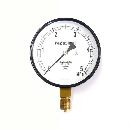 右下精器・汎用圧力計Ａ１００・Ｇ３／８・Ｓ−４１・５．０ＭＰＡ