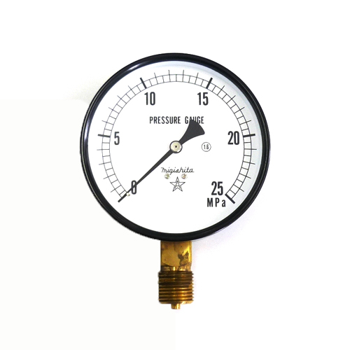 右下精器・汎用圧力計Ａ１００・Ｇ１／２・Ｓ−４１・２５．０ＭＰＡ