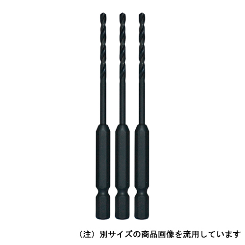 三菱・六角軸鉄工ドリル３本入・１．５ＭＭ